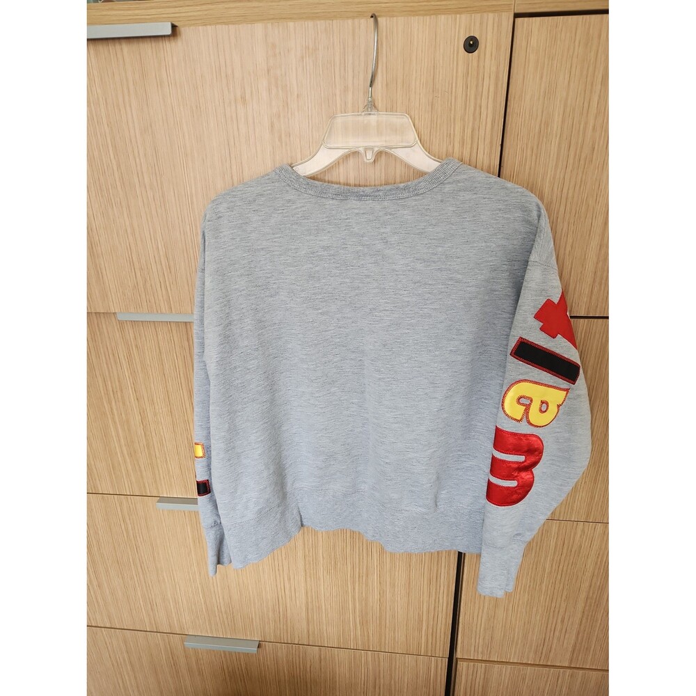 Disney Parks Women's Gray Spirit Jersey Sweatshirt Retro Spellout Size M - Picture 7 of 7